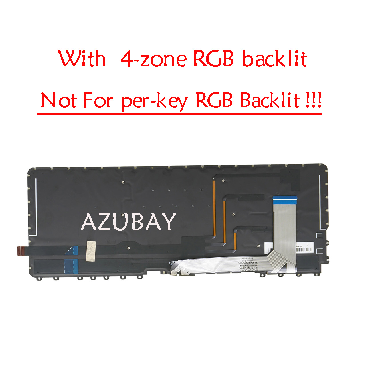 Pc Gaming Zone - 4-zone RGB Backlit Laptop Keyboard For