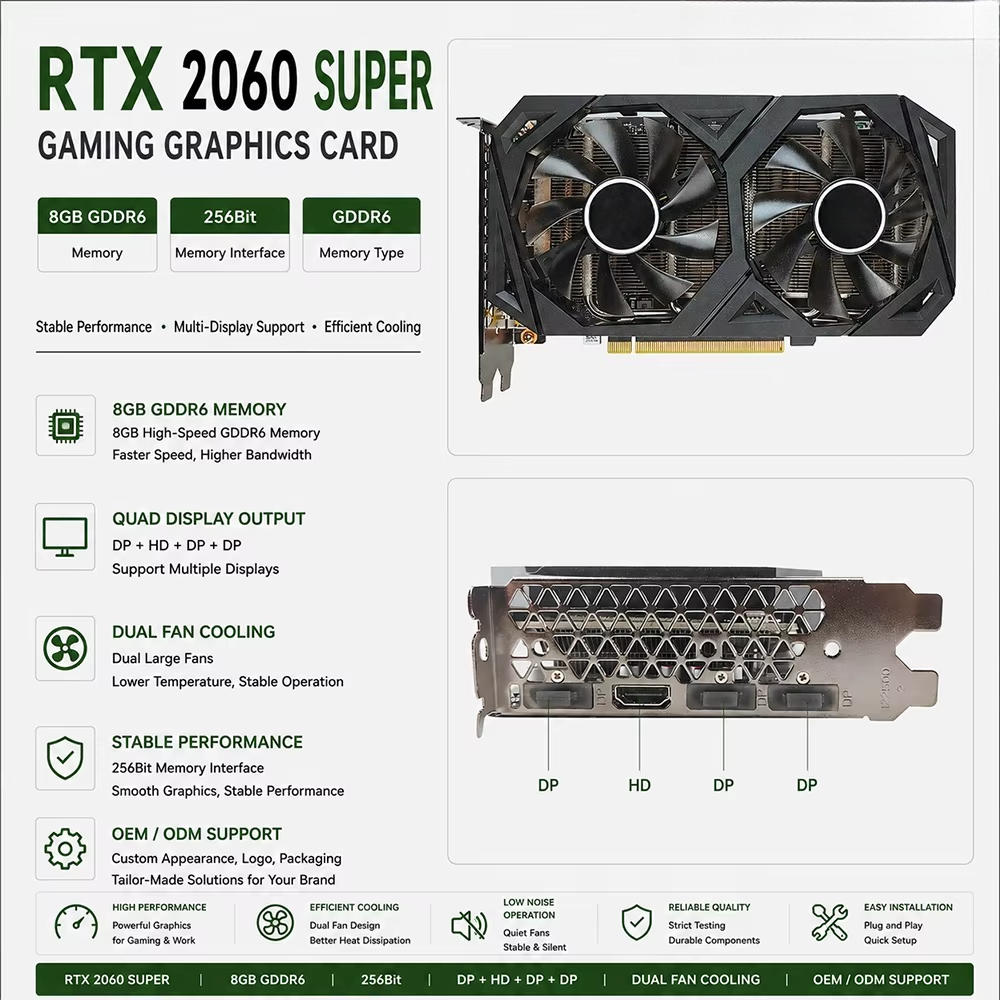 Graphics Card RTX 2060 Super 8 - Pc Gaming Cost ulasan dan harga