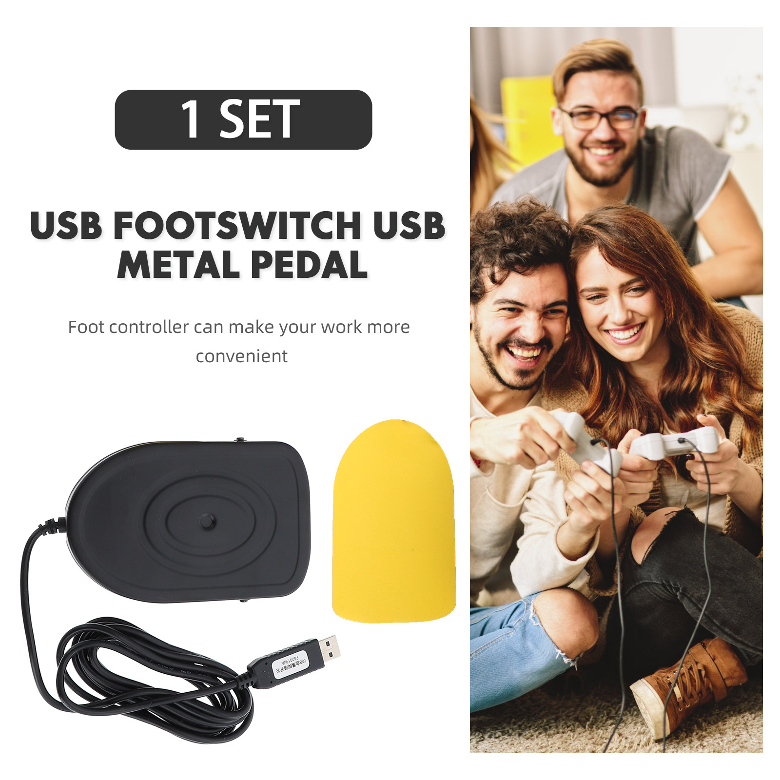 USB Foot Pedal for Gaming Tran - Usb Foot Pedal Gaming ulasan dan harga