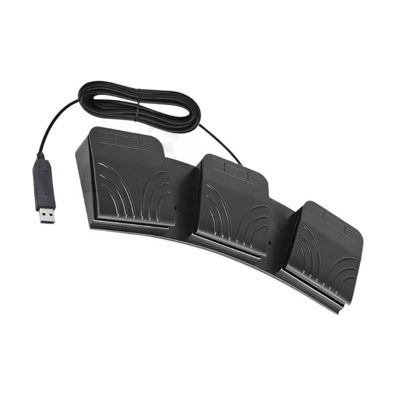 Y1UB Triple Foot Pedal Switche - Usb Foot Pedal Gaming ulasan dan harga
