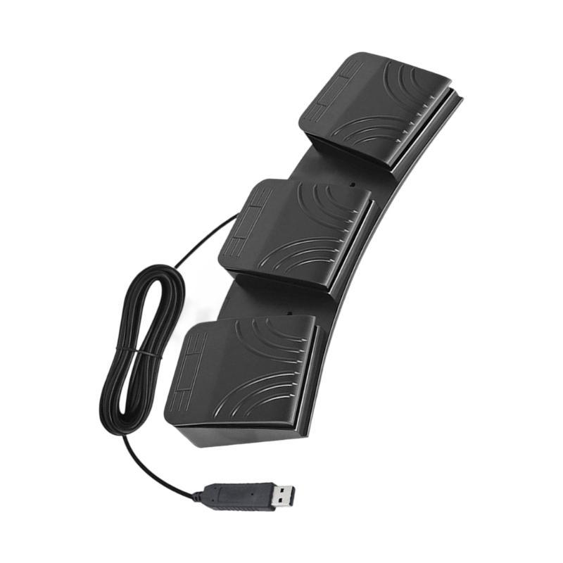 Y1UB Triple Foot Pedal Switche - Usb Foot Pedal Gaming ulasan dan harga