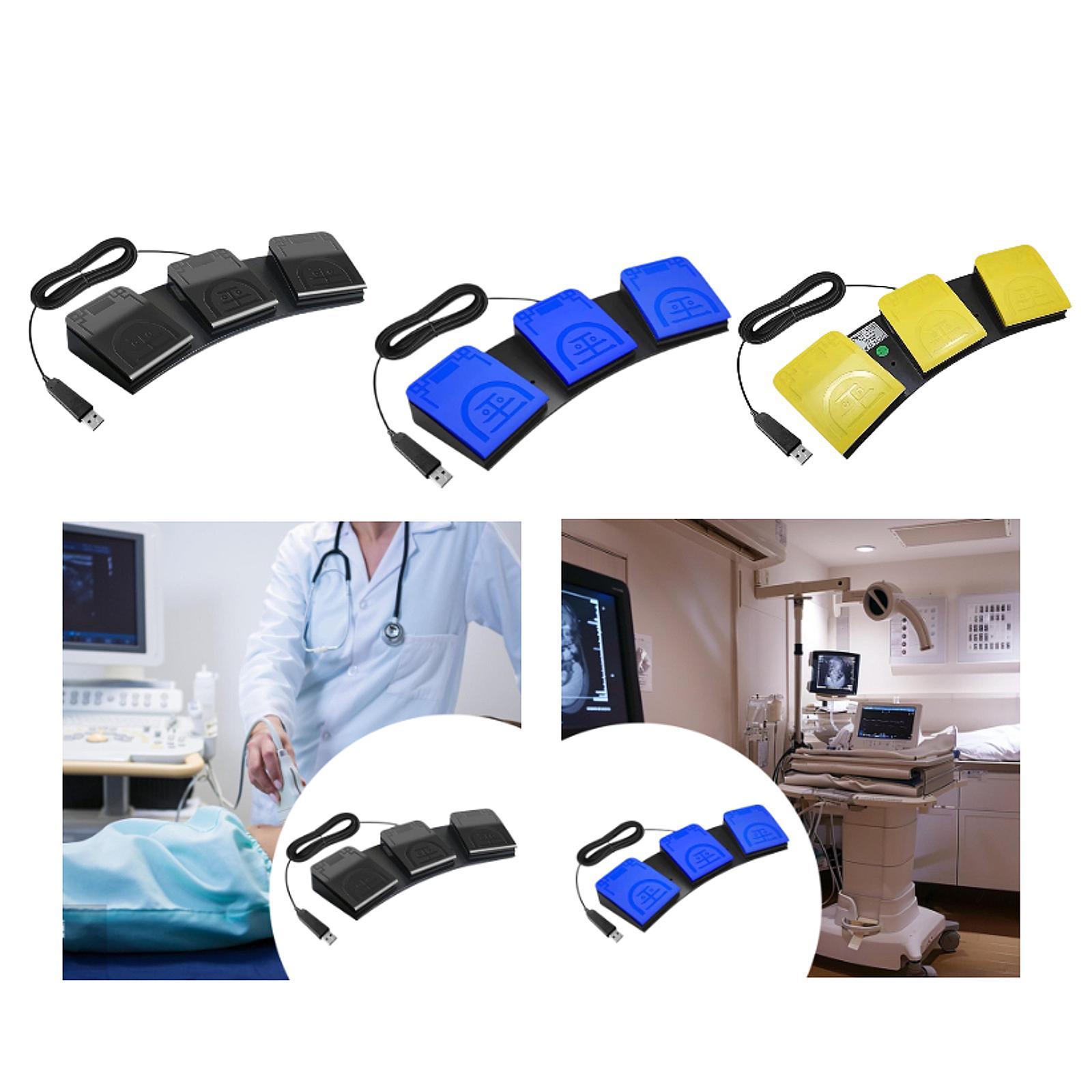 USB Triple Foot Switch Pedal R - Usb Foot Pedal Gaming ulasan dan harga