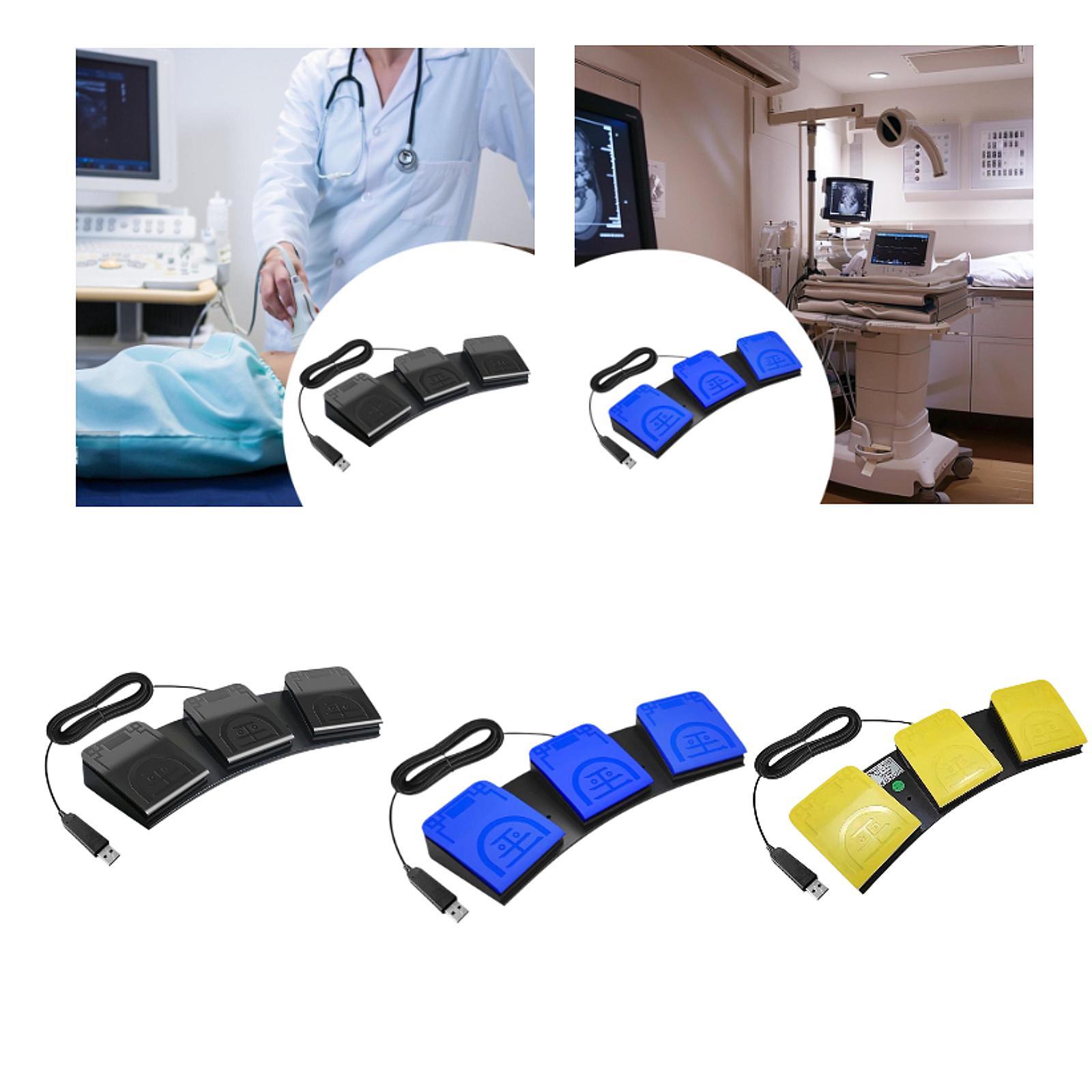 USB Triple Foot Switch Pedal R - Usb Foot Pedal Gaming ulasan dan harga