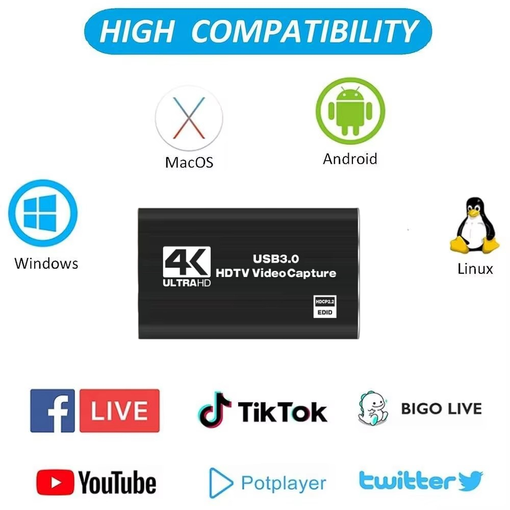 Roreta 4K USB 3.0 Video Captur - Capture Card Hdmi ulasan dan harga