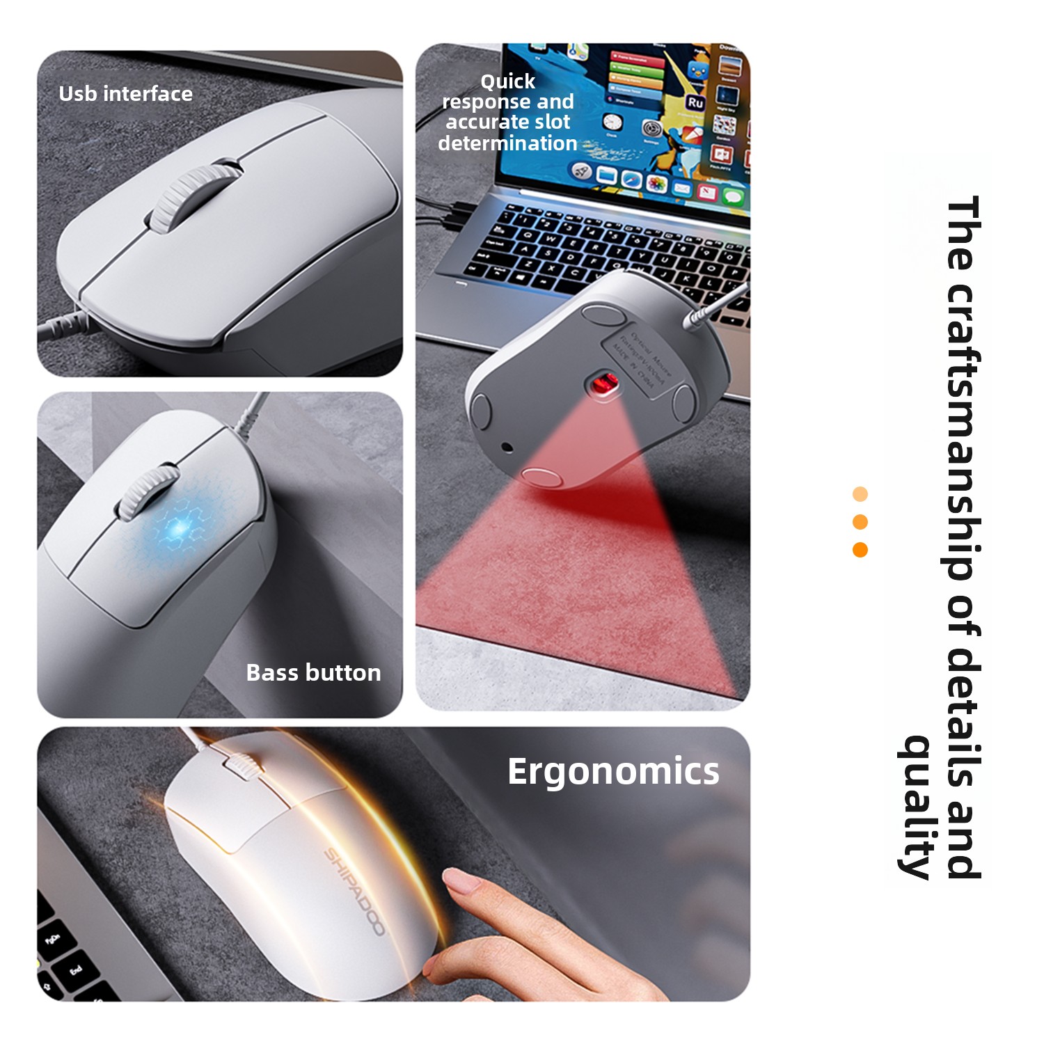 New S310 USB Wired Gaming Mous - Pc Gaming Samsung ulasan dan harga