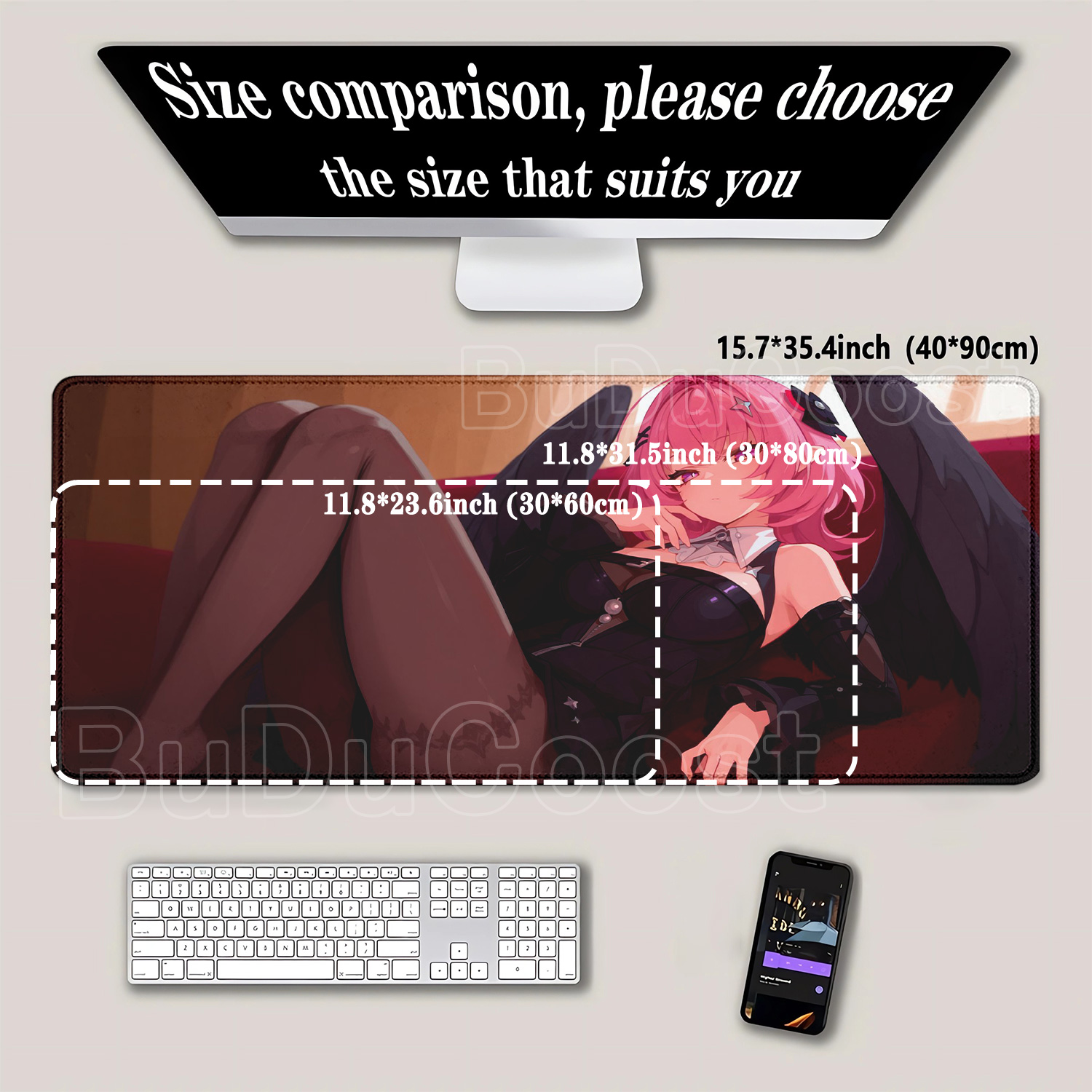 Mousepad HD Printing New Remie - Pc Gaming Zone ulasan dan harga