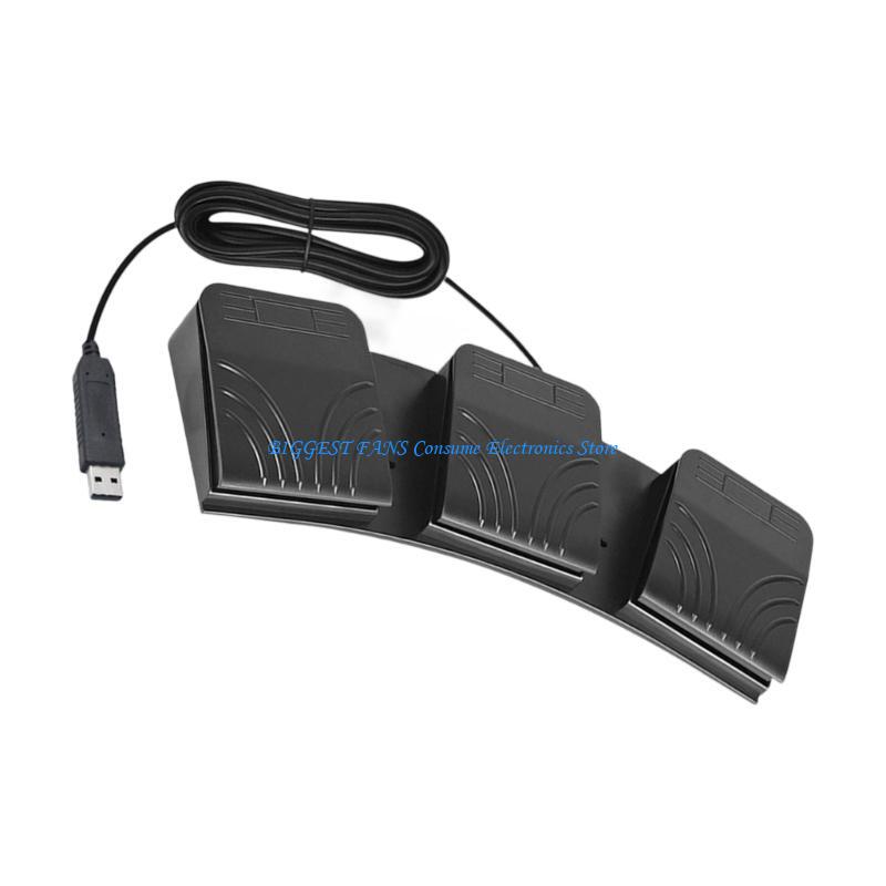 Triple USB Foot Pedal Photoele - Usb Foot Pedal Gaming ulasan dan harga