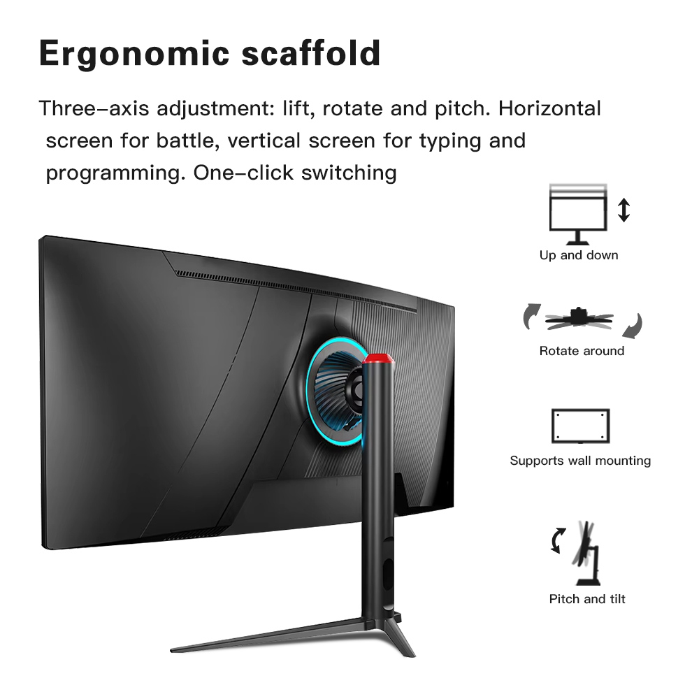 Factory Wholesale 34 Inch Curv - Pc Gaming Cost ulasan dan harga