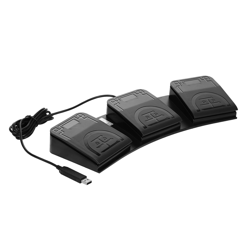 FS2020U1 USB Foot Switch Contr - Usb Foot Pedal Gaming ulasan dan harga