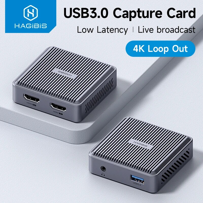 Hagibis 4K HDMI-Compatible Vid - Capture Card Hdmi ulasan dan harga