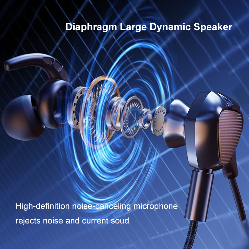 In Ear Gaming Earphones With M - Pc Gaming Samsung ulasan dan harga