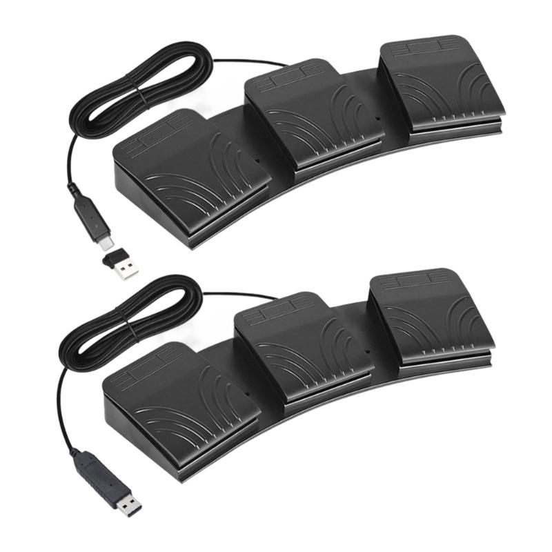 3 USB Foot Pedal Programmable  - Usb Foot Pedal Gaming ulasan dan harga